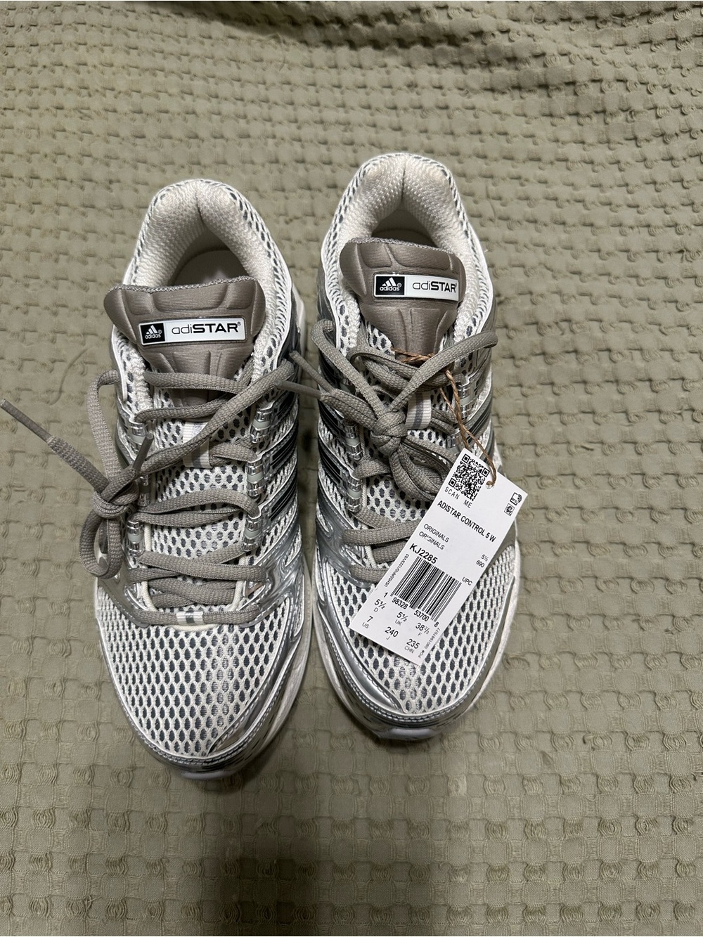 adidas adiSTAR Gray Mesh Running Shoes